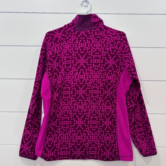 Columbia vibrant patterned 1/4 zip fleece pullover size XL (fits smaller) - Picture 2 of 15